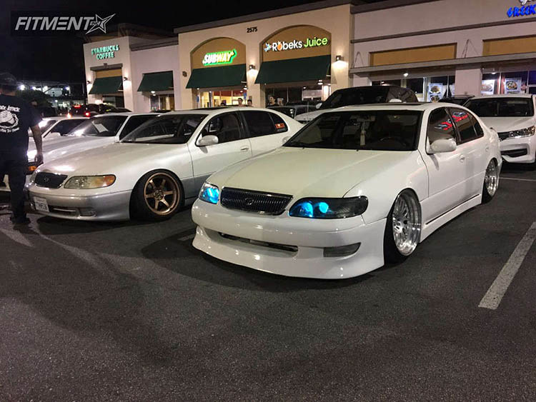 1995 bagged xxr 531 polished tucked lexus