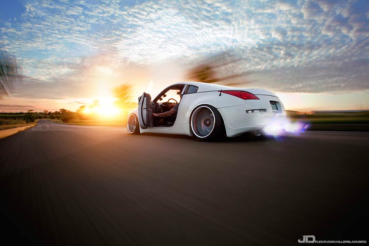 flames 350z