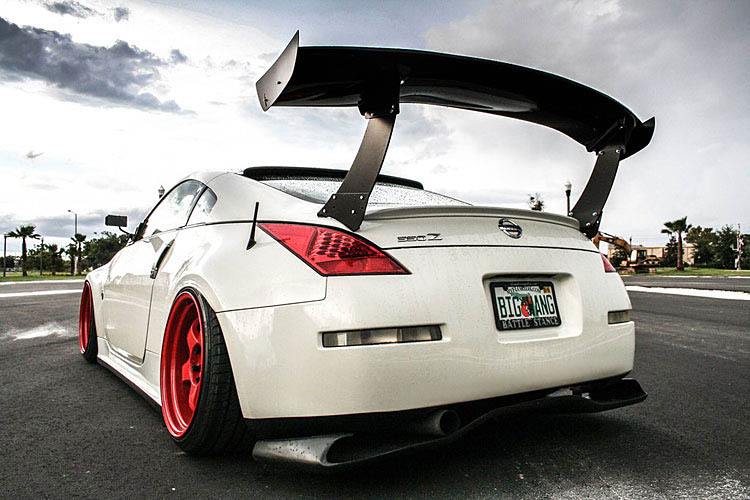 350z wing spoiler stance bgw z33