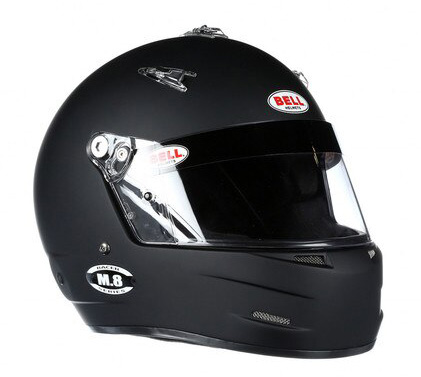 bell m8 black racing helmet