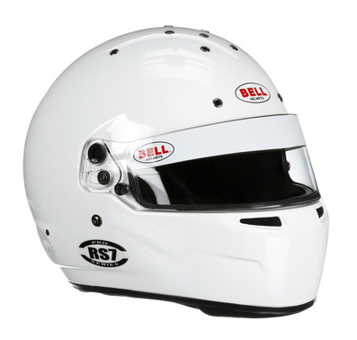 bell rs7 white racing helmet
