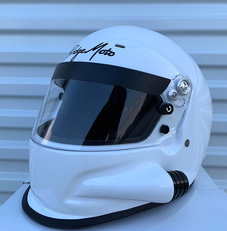 bridgemoto forced air racing helmet