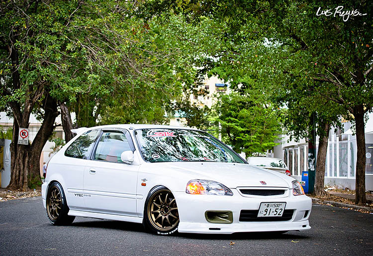 civic white ek9