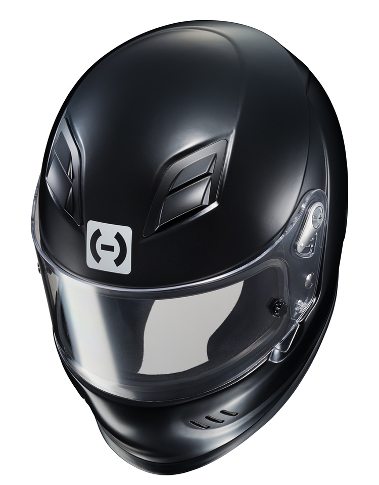 hjc ar10 iii black racing helmet