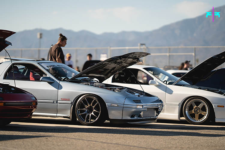 mazda rx7 fc car meet