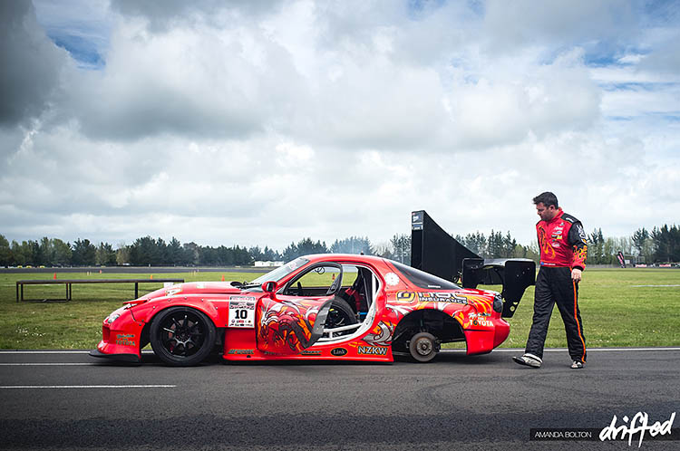 mazda rx7 fd crash track