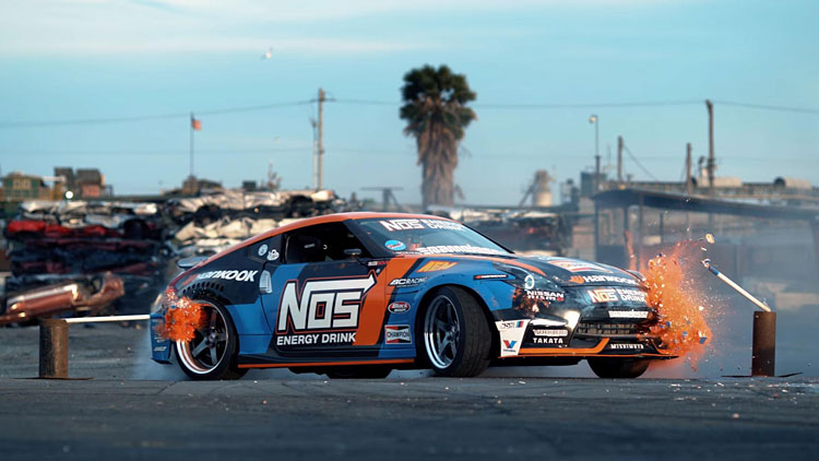 nissan 370Z chris forsberg smash gymkhana