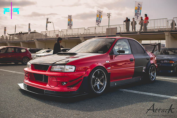 red time attack widebody aero