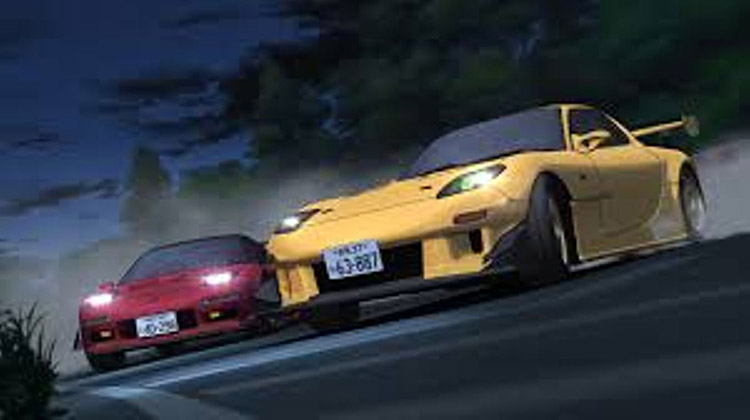 rx7 vs nsx drift battle initial d