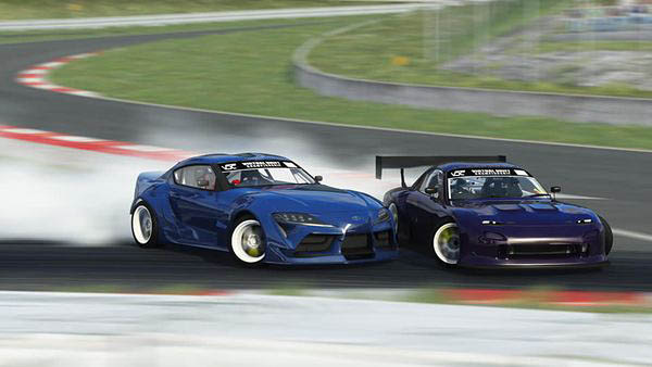 vdc virtual drift championship battle tandem drift train